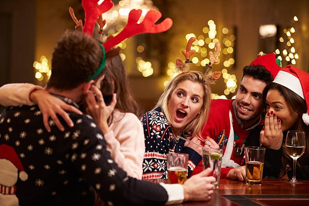 The Dangers of the Christmas party alcohol mixed with unsolicited sexual behaviour.